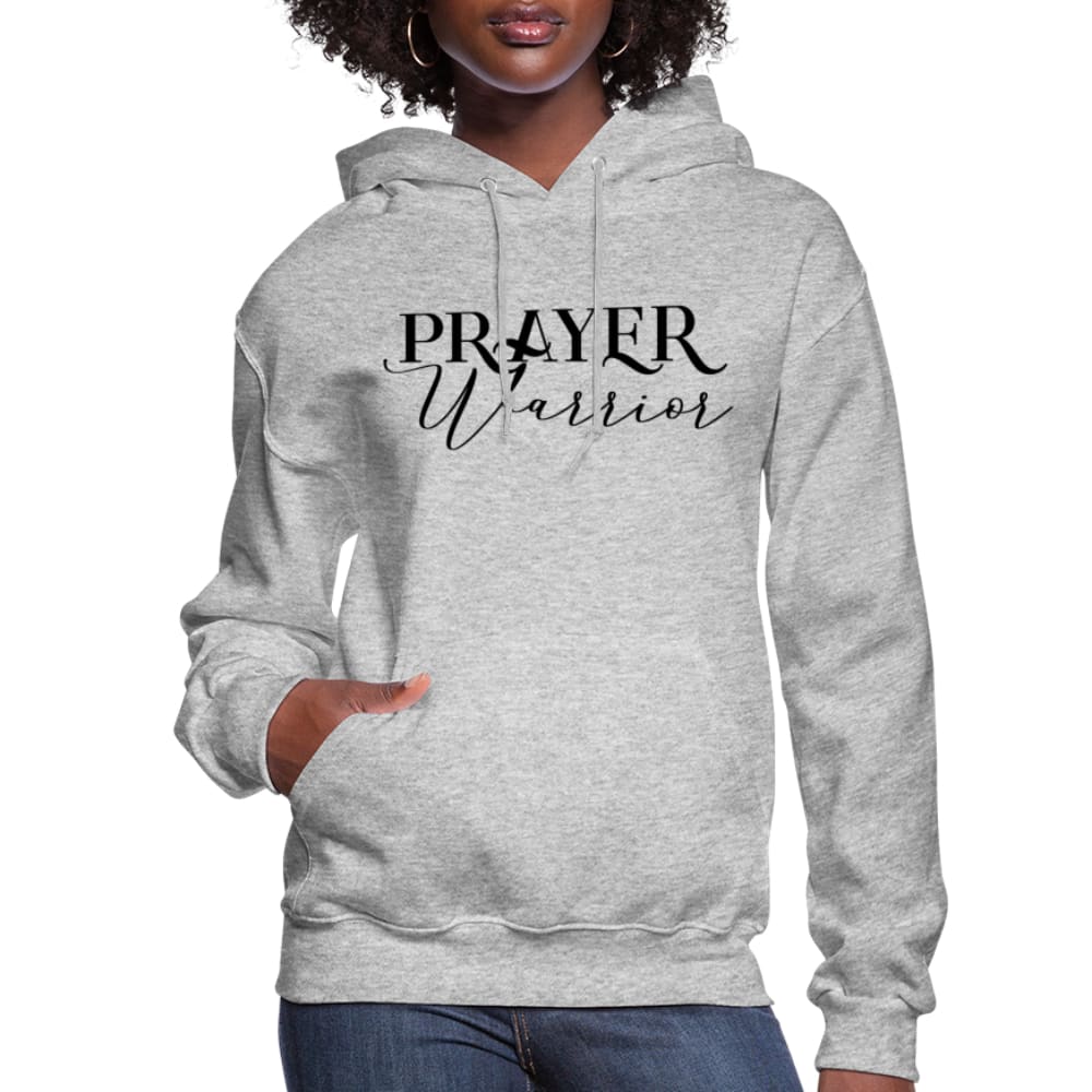 Womens Hoodie, Prayer Warrior Graphic - S390025-20