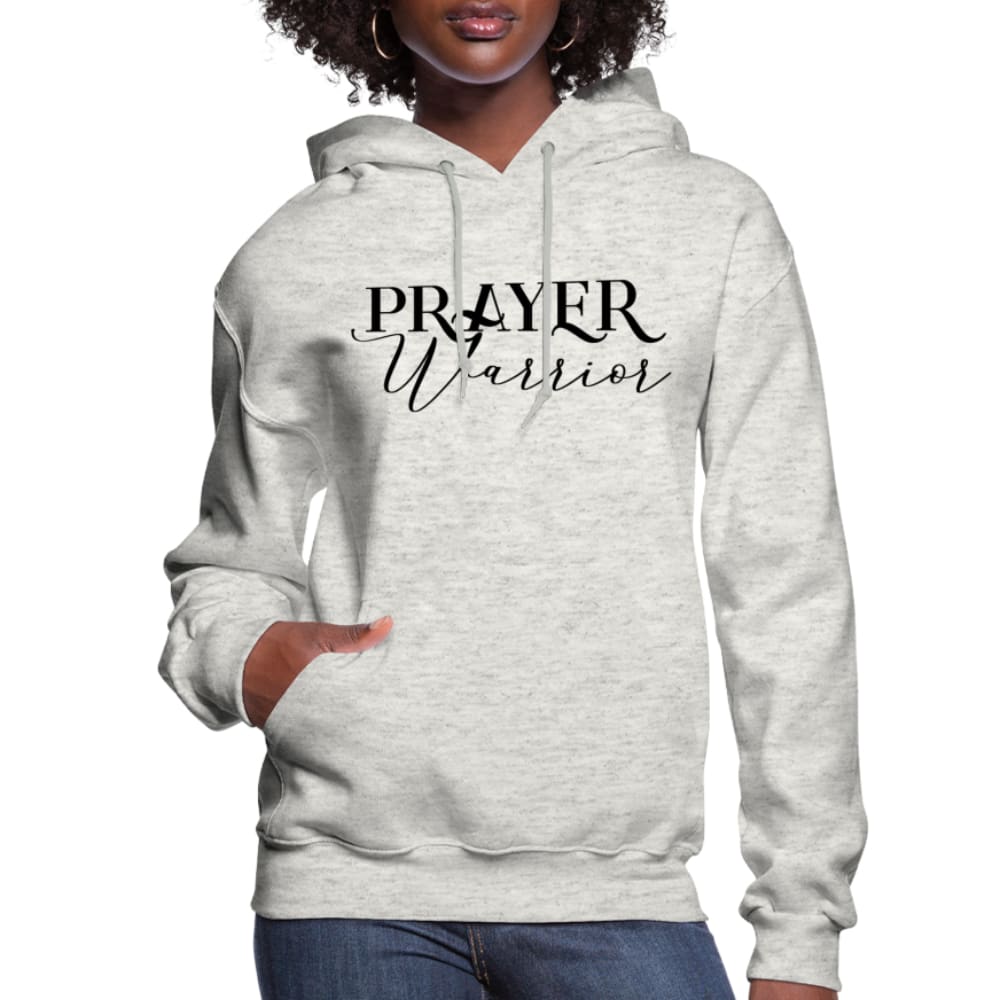 Womens Hoodie, Prayer Warrior Graphic - S390025-25