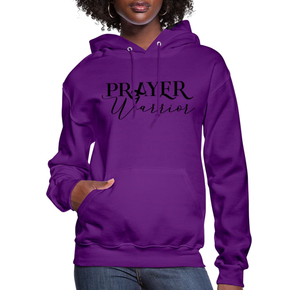 Womens Hoodie, Prayer Warrior Graphic - S390025-30