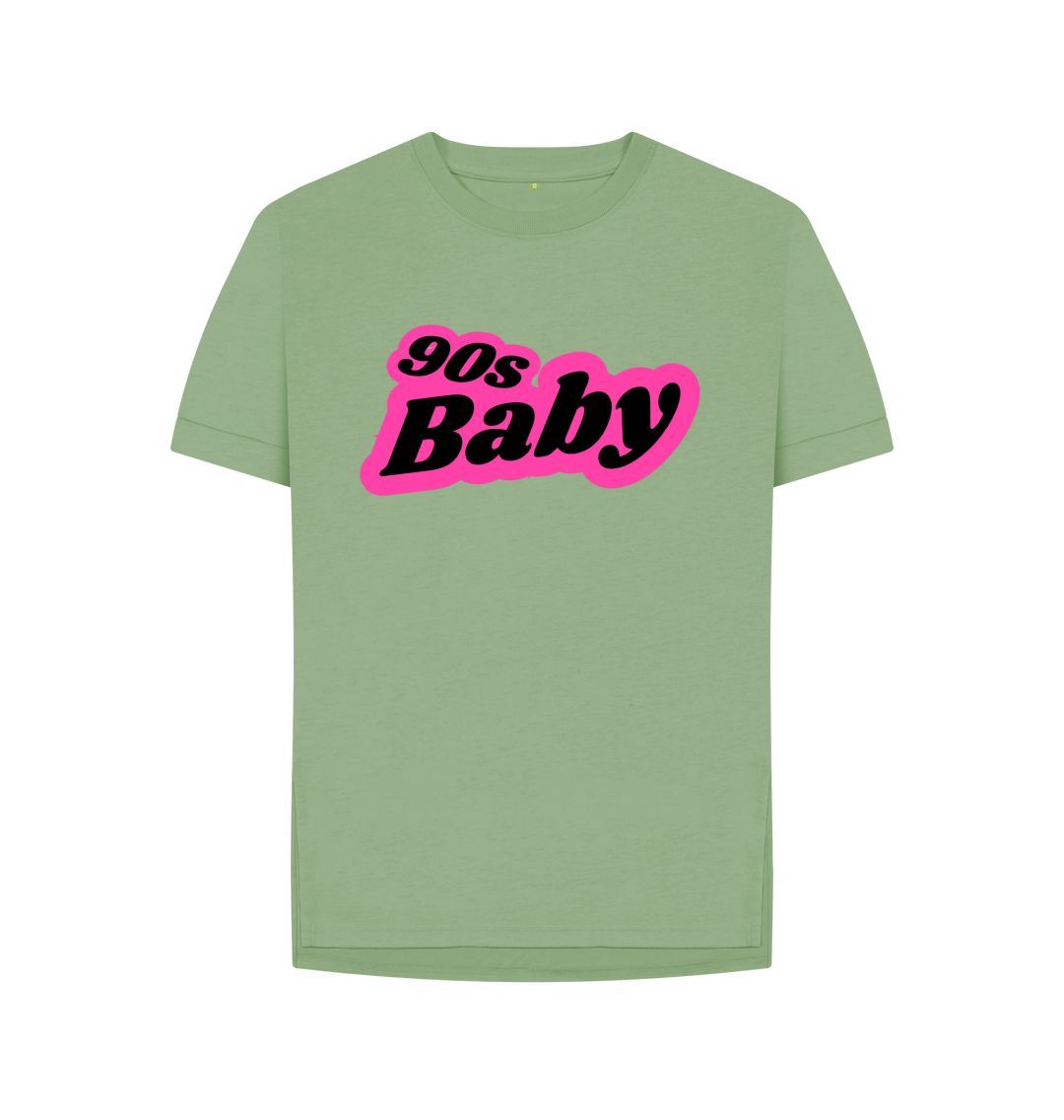 Sage Women's 90s Baby Print T-Shirts