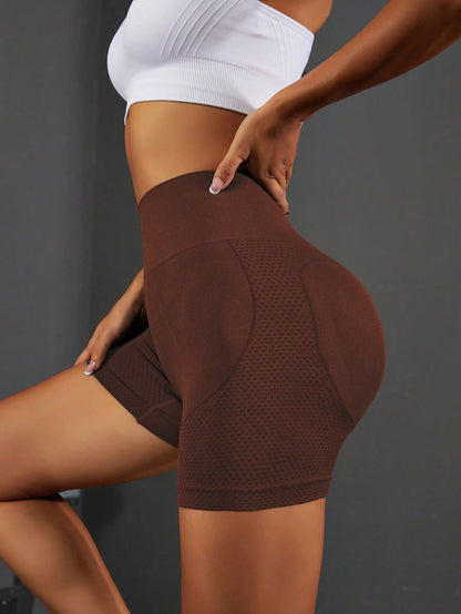 Yoga Basic Sportshorts mit breitem Bund