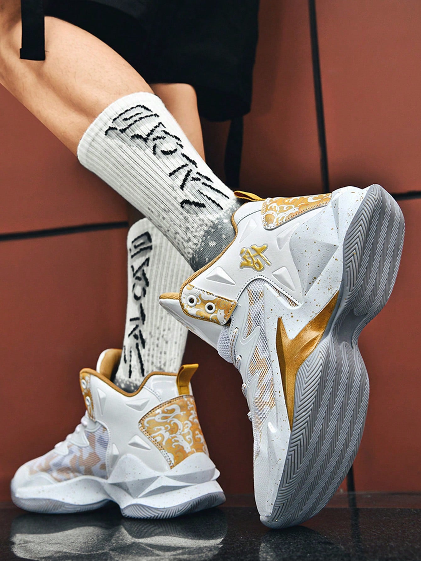 Sportliche Basketballschuhe für Herren, trendige, verschleißfeste Sportschuhe für das professionelle Training der Schüler, Neuankömmlinge