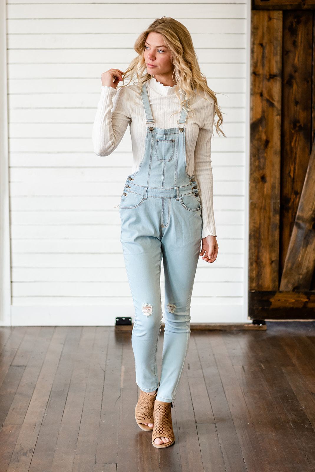Milan Distressed Overalls-10