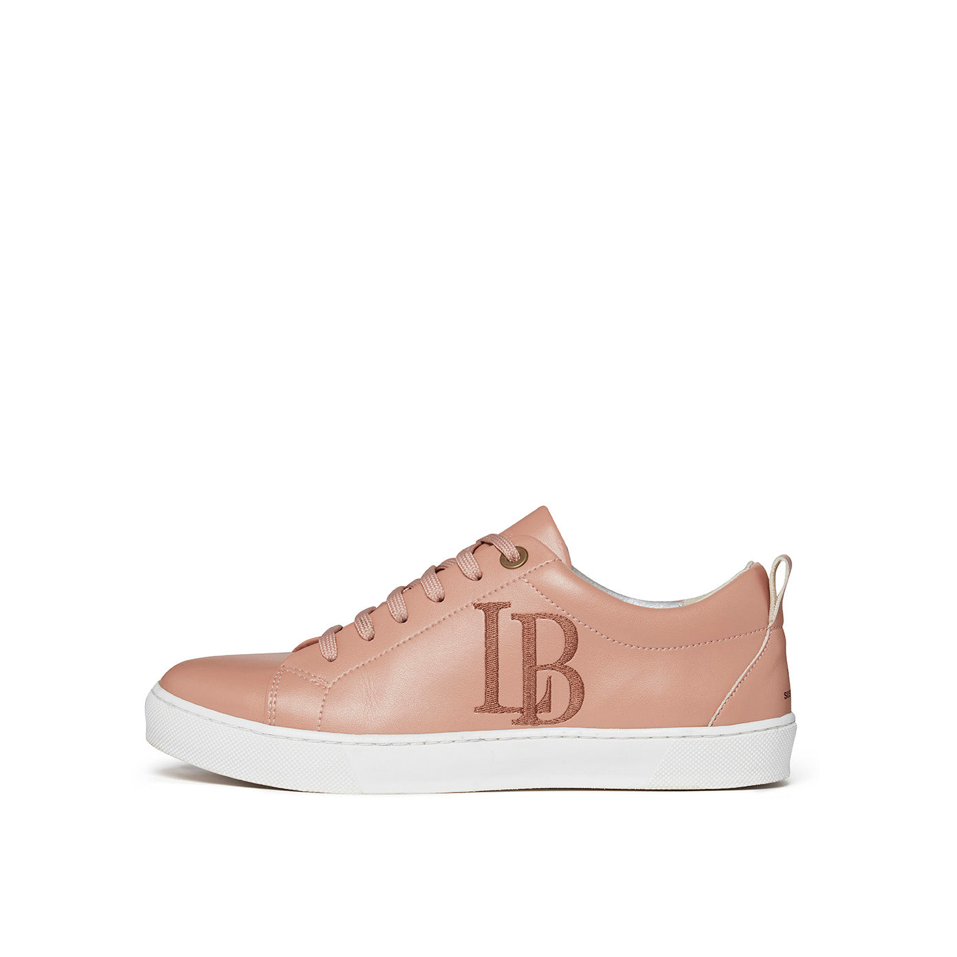 LB Nude Apple Leather Sneakers for Women-0