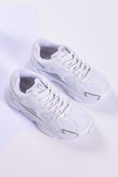 Tonny Black Unisex White Sax Sports Shoes Tb252