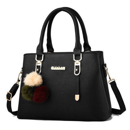 CT44935 BLACK Urban Chic PU Leather Crossbody Bag-0