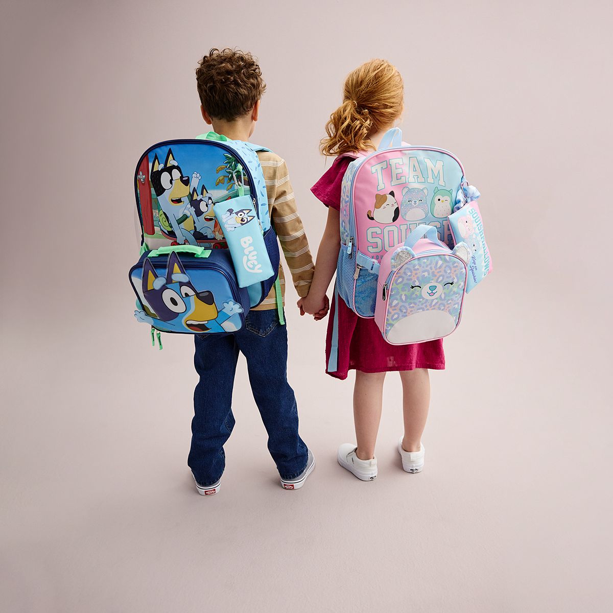 Bluey 5 Piece Backpack & Lunch Box Set