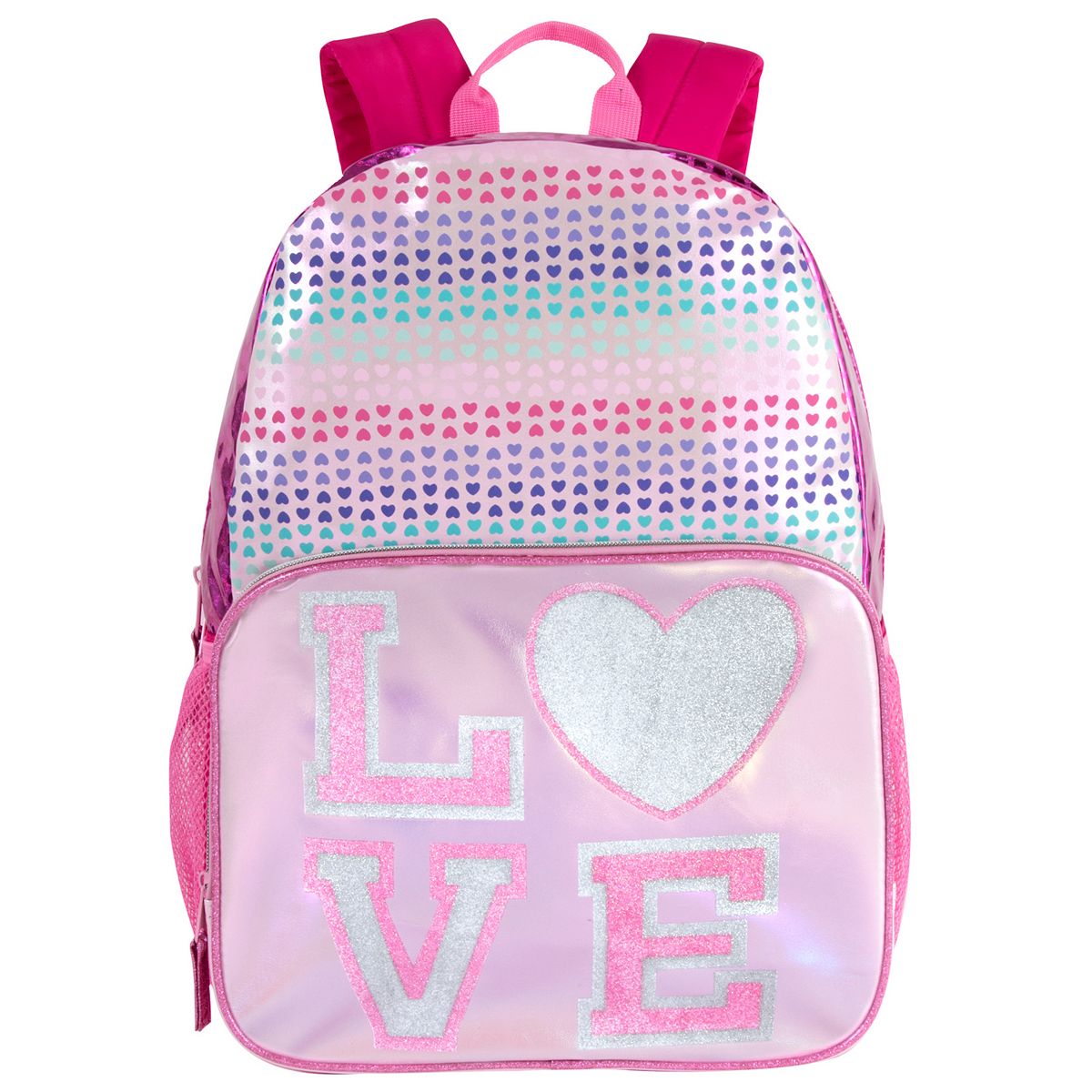 Metallic LOVE Backpack