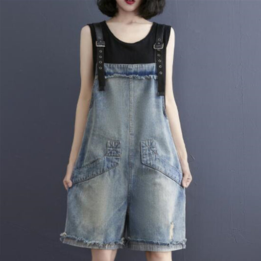 Summer Denim Rompers