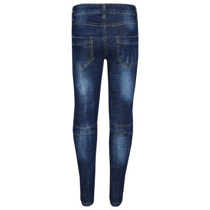 Kinder Jungen Skinny Jeans Denim Zerrissen Dehnbare Hose Neu Alter 3-13 Jahre 