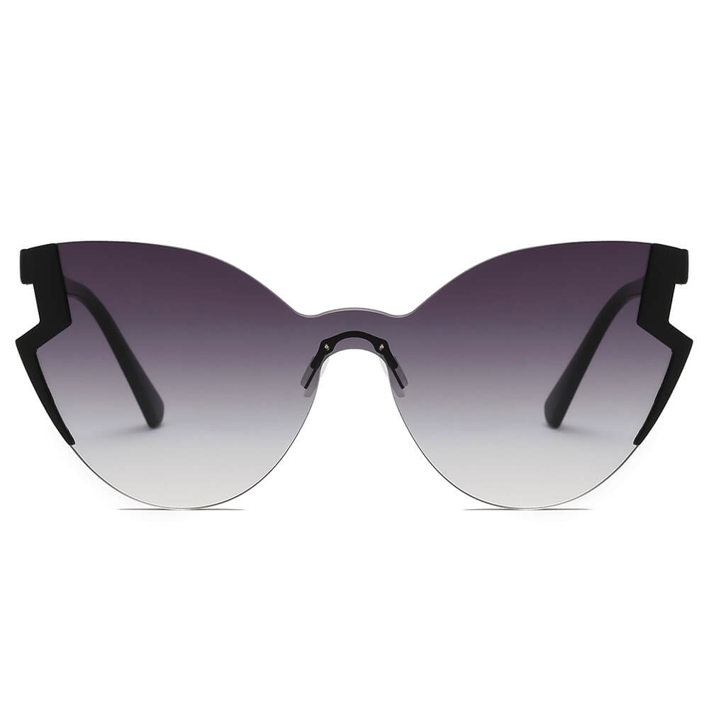 DECATUR | Women Fashion Oversize Cat Eye Sunglasses-5