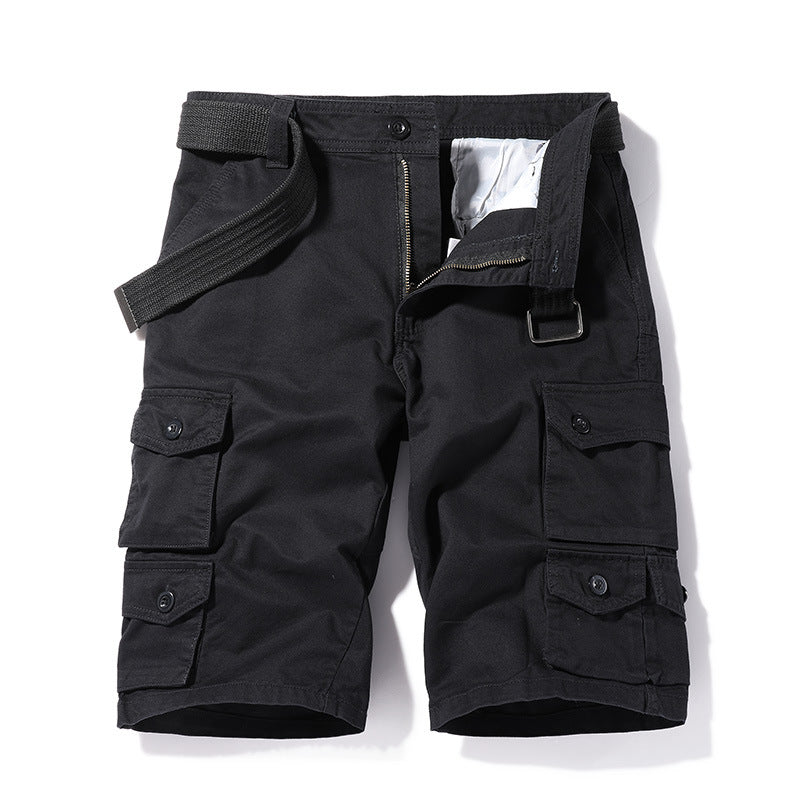 S Multi Pocket Casual Overalls, Sechs-Punkt-Sport-Shorts für Herren