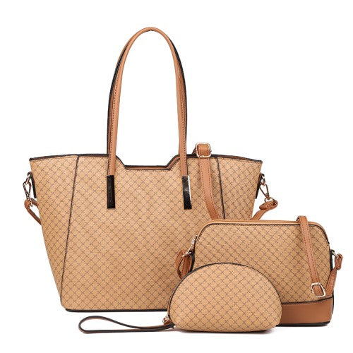 VK5631-Khaki high quality female bags set fashion-0