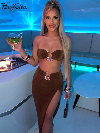 Trägerloses, kurzes Tube-Top