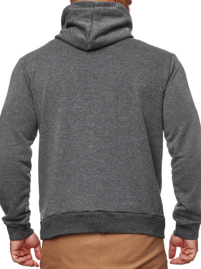 Sweatshirt Hooded Long Sleeve T-Shirt Men's Sweatshirt Mask