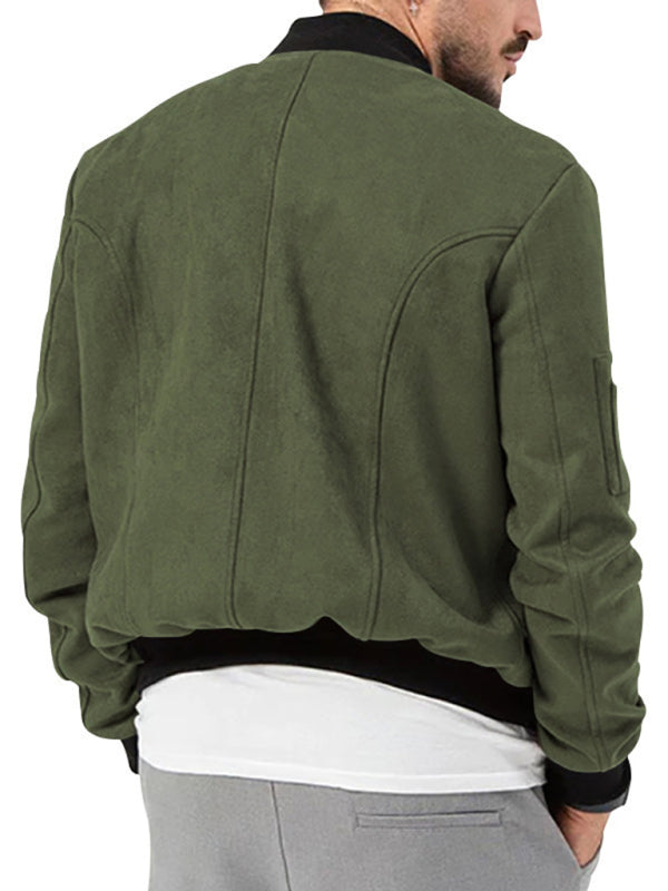 Neue langärmlige, lässige Strickjacke für Herren 