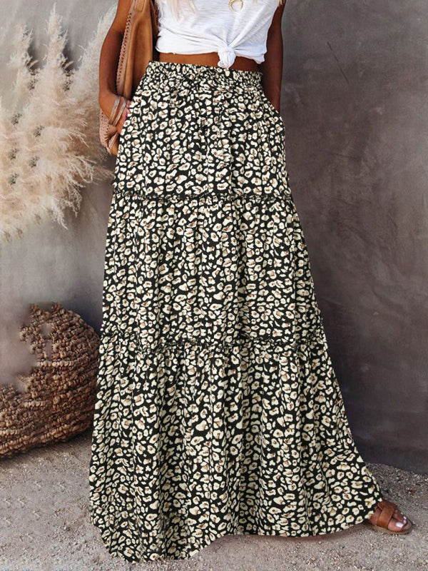 Neu Böhmischen stil rock Europäischen und Amerikanischen lose beiläufige hohe taille 