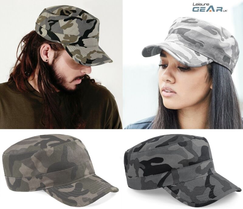 Herren Camouflage Baseball Kappe Damen Army Camo Militär Kadett Kampf Jagd Hut 