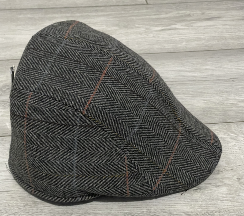 Mens Flat Cap Gatsby Tweed Baker Boy Hat Herringbone Newsboy Cap One Size