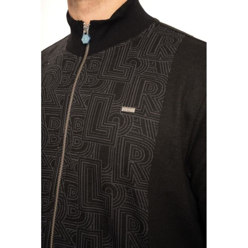 BALR Mens Brooklyn Metal Badge Track Jacket (Black)