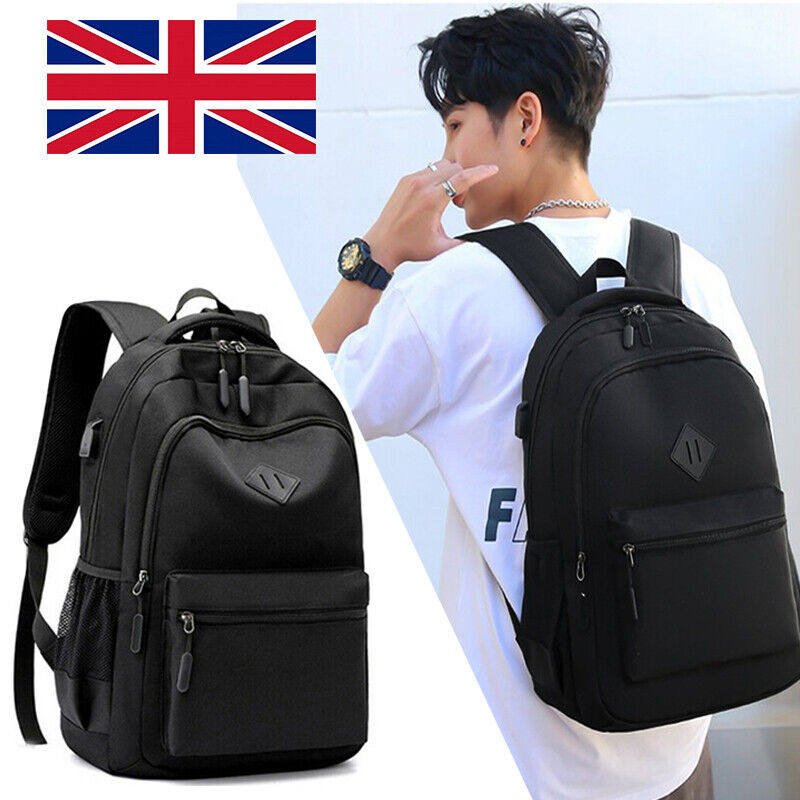 Mens Womens Large Laptop Backpack Waterproof Rucksack Shoulder Travel School Bag