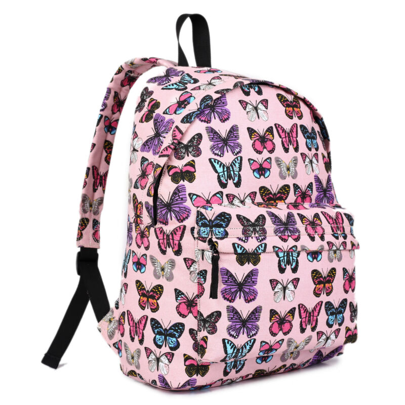 GIRLS BOYS RETRO BACKPACK SCHOOL RUCKSACK LAPTOP/TRAVEL/WORK BAG