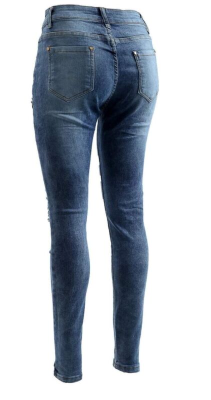 Enzo Womens Skinny Stretch Jeans Ladies Denim Slim Fit Pants UK Size 6-26