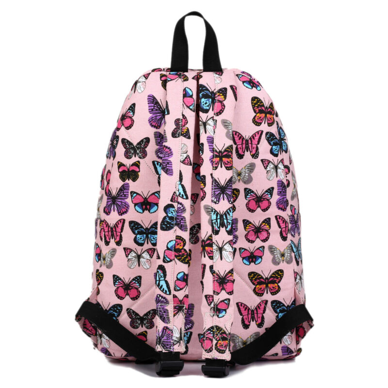 GIRLS BOYS RETRO BACKPACK SCHOOL RUCKSACK LAPTOP/TRAVEL/WORK BAG