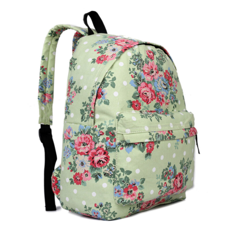 GIRLS BOYS RETRO BACKPACK SCHOOL RUCKSACK LAPTOP/TRAVEL/WORK BAG