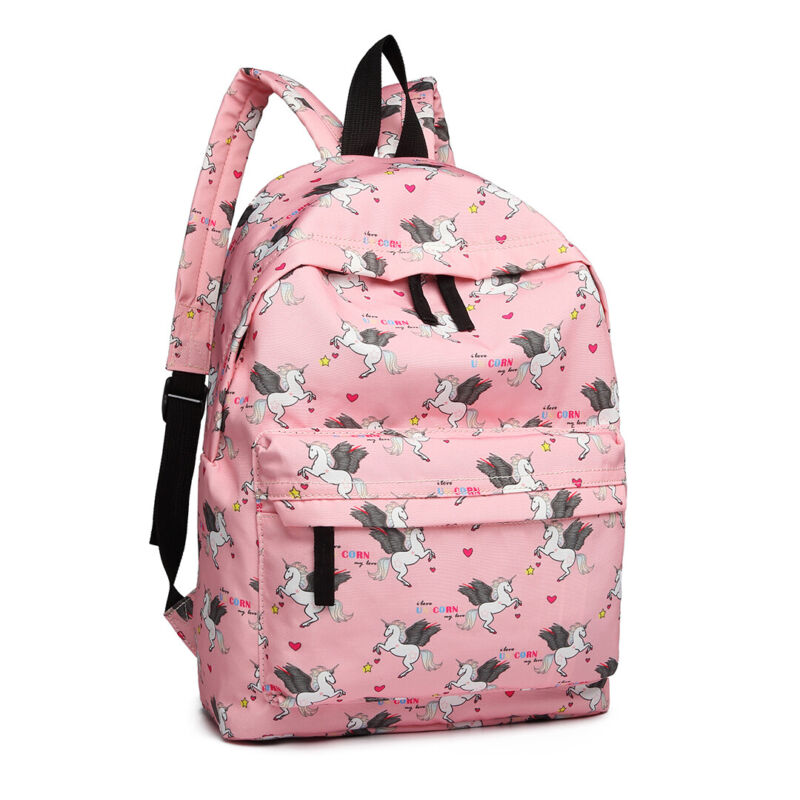 GIRLS BOYS RETRO BACKPACK SCHOOL RUCKSACK LAPTOP/TRAVEL/WORK BAG