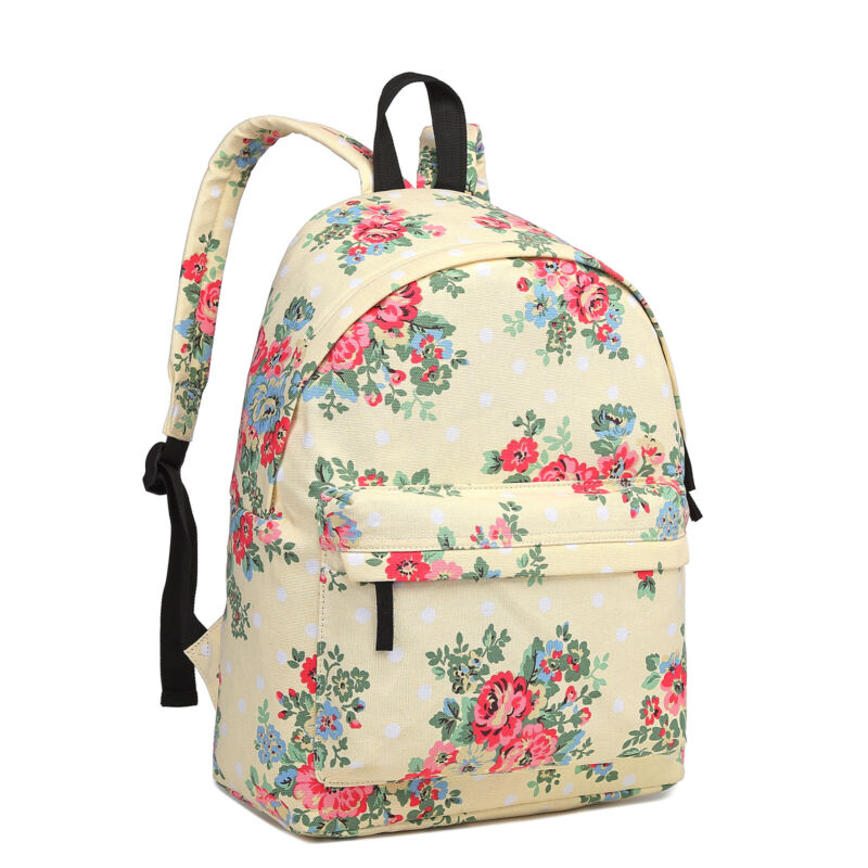 GIRLS BOYS RETRO BACKPACK SCHOOL RUCKSACK LAPTOP/TRAVEL/WORK BAG