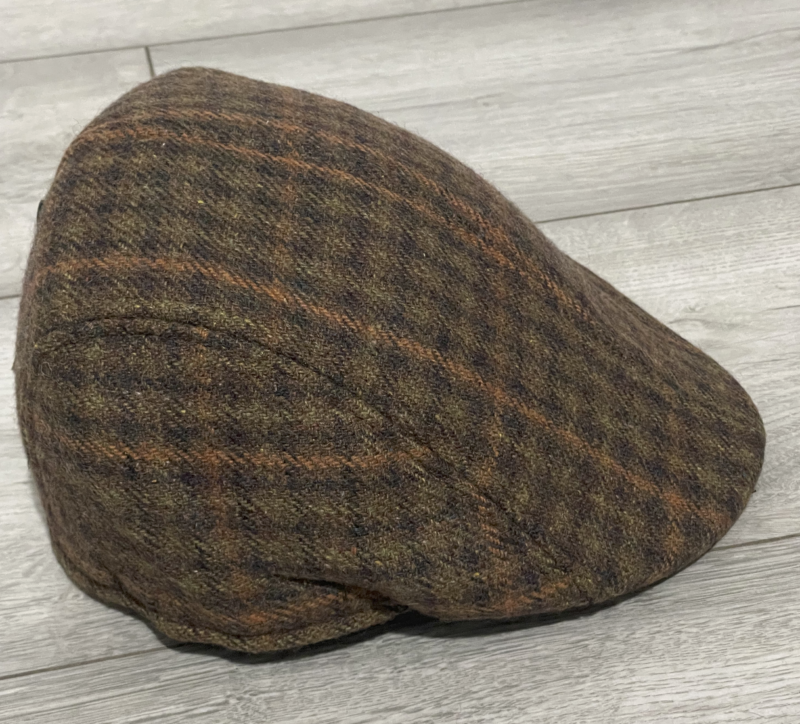 Mens Flat Cap Gatsby Tweed Baker Boy Hat Herringbone Newsboy Cap One Size