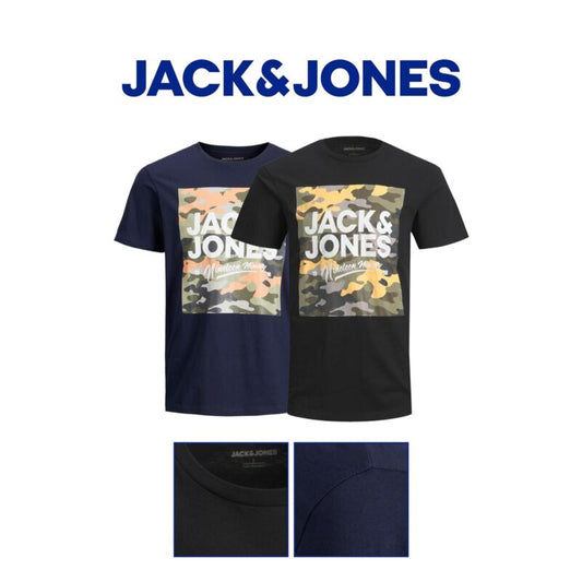 Jack & Jones Men's T-shirts Designer Big & Tall Short Sleeve Crew Neck Tee Top