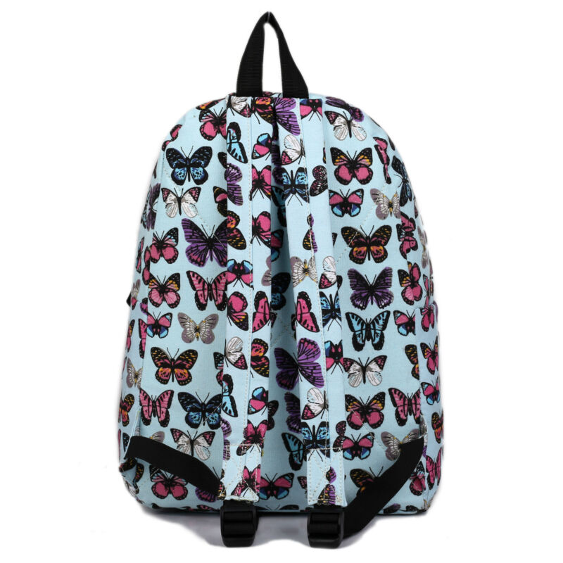 GIRLS BOYS RETRO BACKPACK SCHOOL RUCKSACK LAPTOP/TRAVEL/WORK BAG