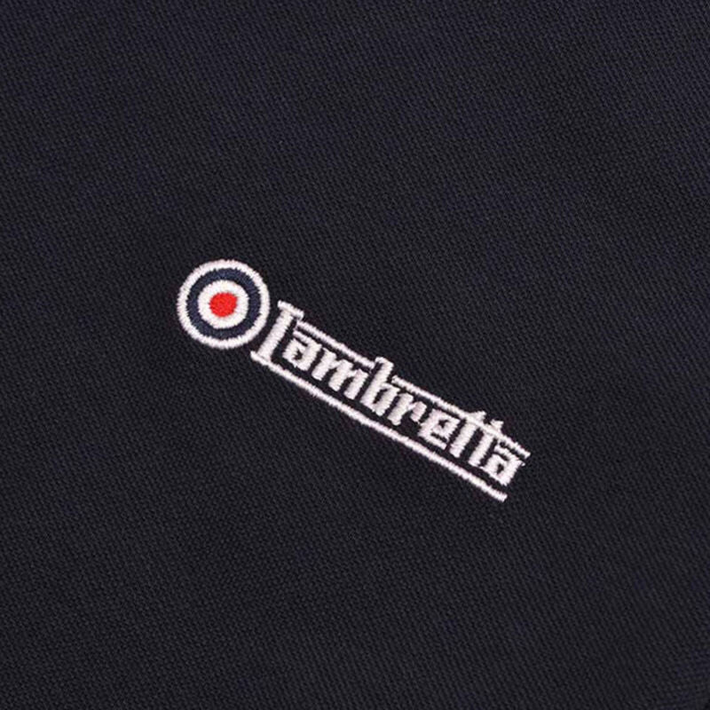 Lambretta Mens Triple Tipped Pique Short Sleeve Crew Neck Cotton T-Shirt Top Tee