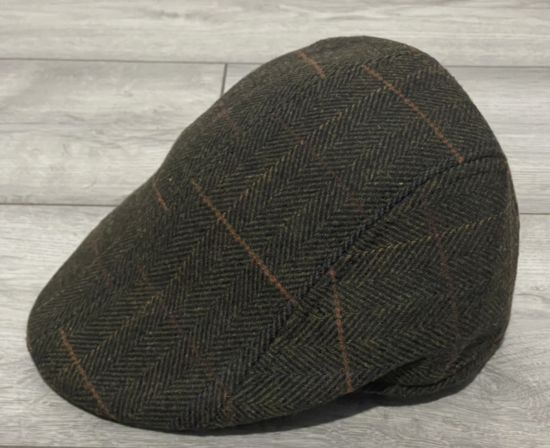 Mens Flat Cap Gatsby Tweed Baker Boy Hat Herringbone Newsboy Cap One Size