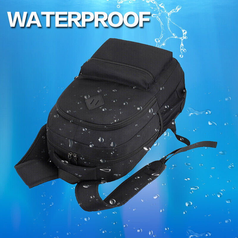 Mens Womens Large Laptop Backpack Waterproof Rucksack Shoulder Travel School Bag