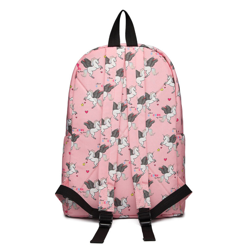 GIRLS BOYS RETRO BACKPACK SCHOOL RUCKSACK LAPTOP/TRAVEL/WORK BAG