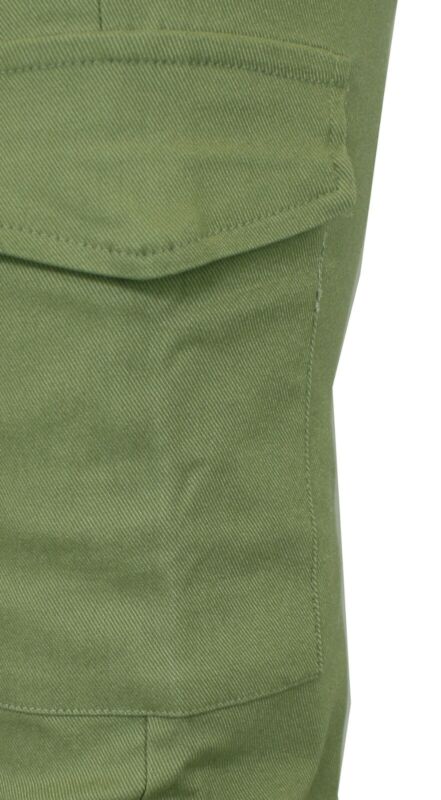 Ladies Combat Cargo Trouser Stretch Elasticated Waist Cotton Blend Cargo Pant