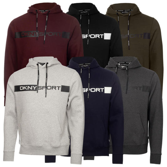 DKNY Mens Morningside Breathable Cotton Blend Hoody 53% OFF RRP