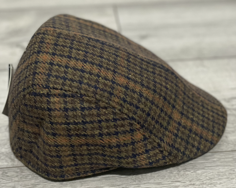 Mens Flat Cap Gatsby Tweed Baker Boy Hat Herringbone Newsboy Cap One Size