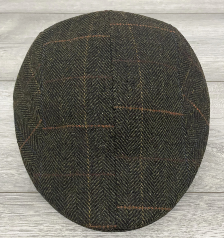 Mens Flat Cap Gatsby Tweed Baker Boy Hat Herringbone Newsboy Cap One Size