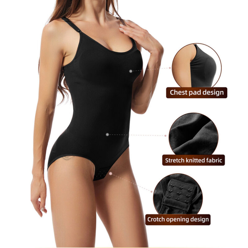 Slimming Full Body Shaper Underwear Shaping Shapewear Tummy Control Bodysuit UK