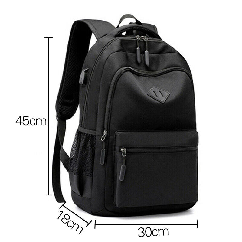 Mens Womens Large Laptop Backpack Waterproof Rucksack Shoulder Travel School Bag