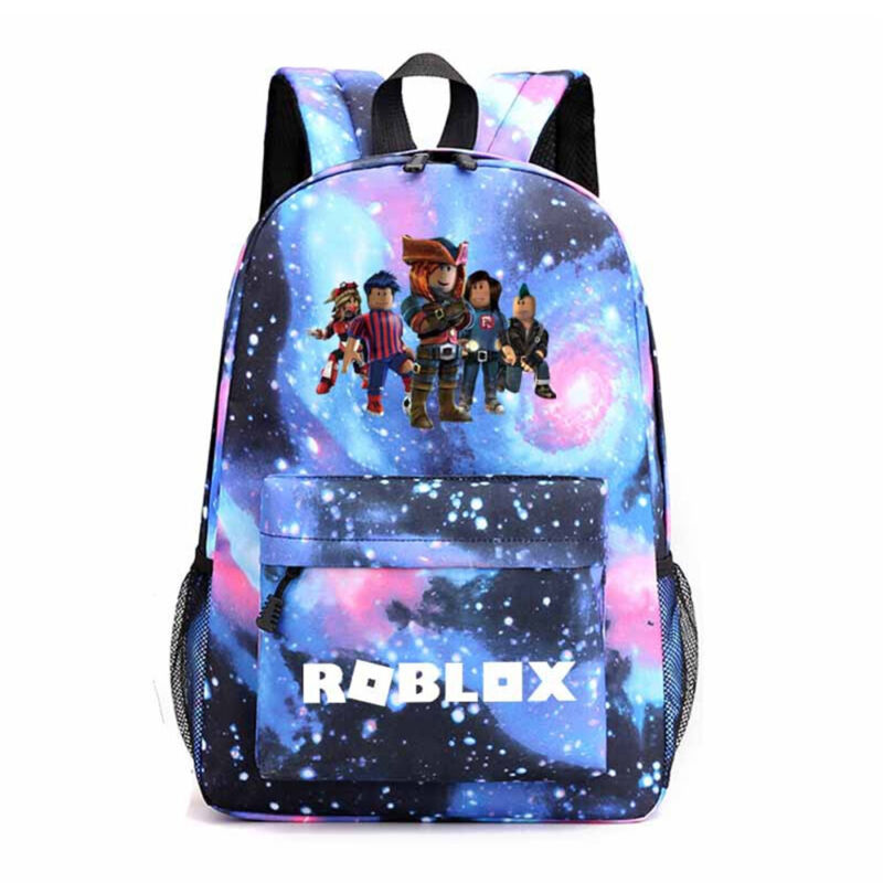 Roblox Game 3D Backpack Kids Boys School Bag Bookbag Shoulder Bags Rucksack UK