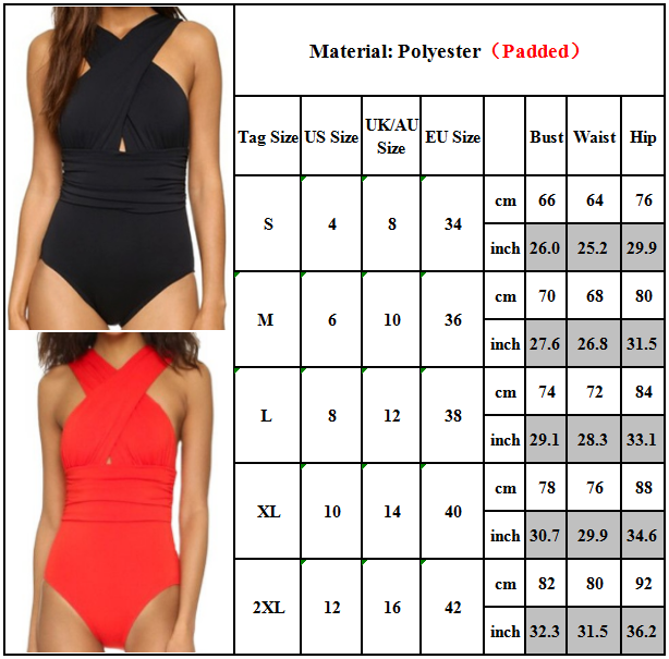 Womens One Piece Tummy Control Costume Monokini Swimming Swimsuit Swimwear UK