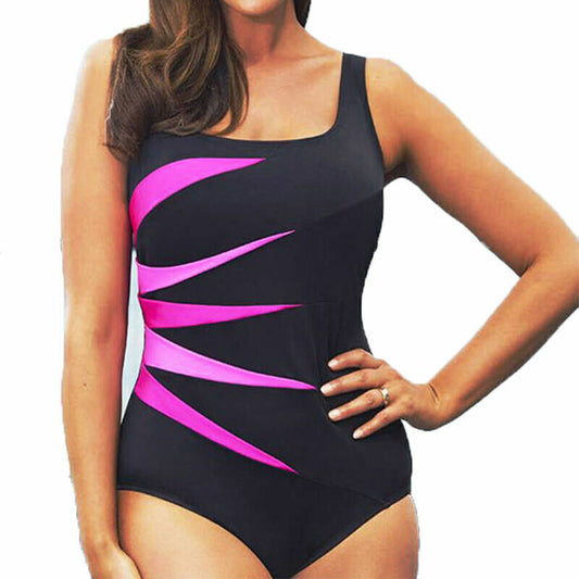 Plus Size Womens Ladies Tummy Control Monokini Bikini Swimming Costume Swimsuit！