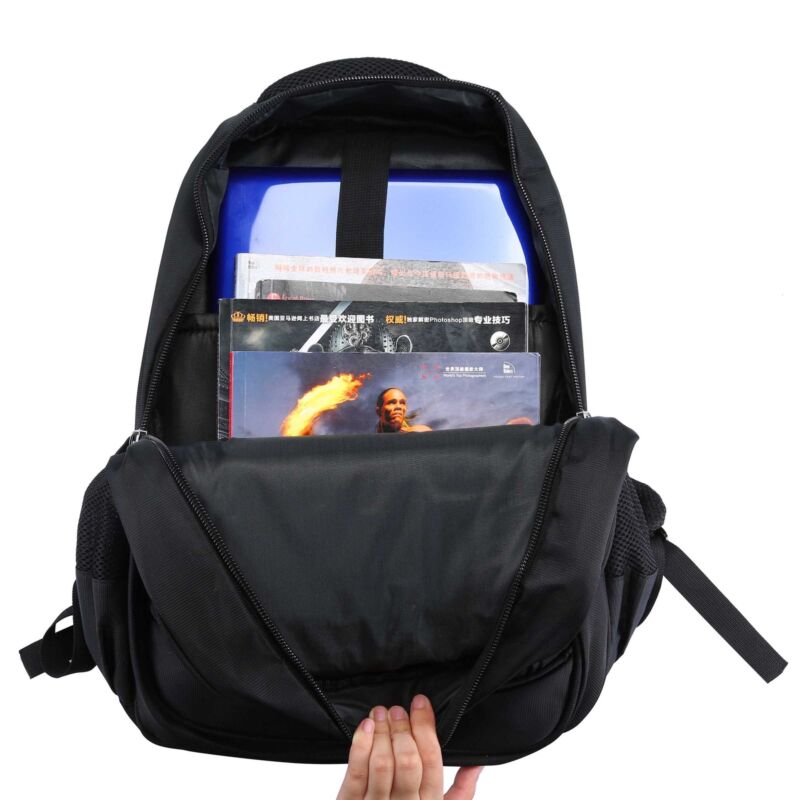 Men's Laptop Backpack Waterproof Anti Theft Rucksack Sport Travel School Bag UK