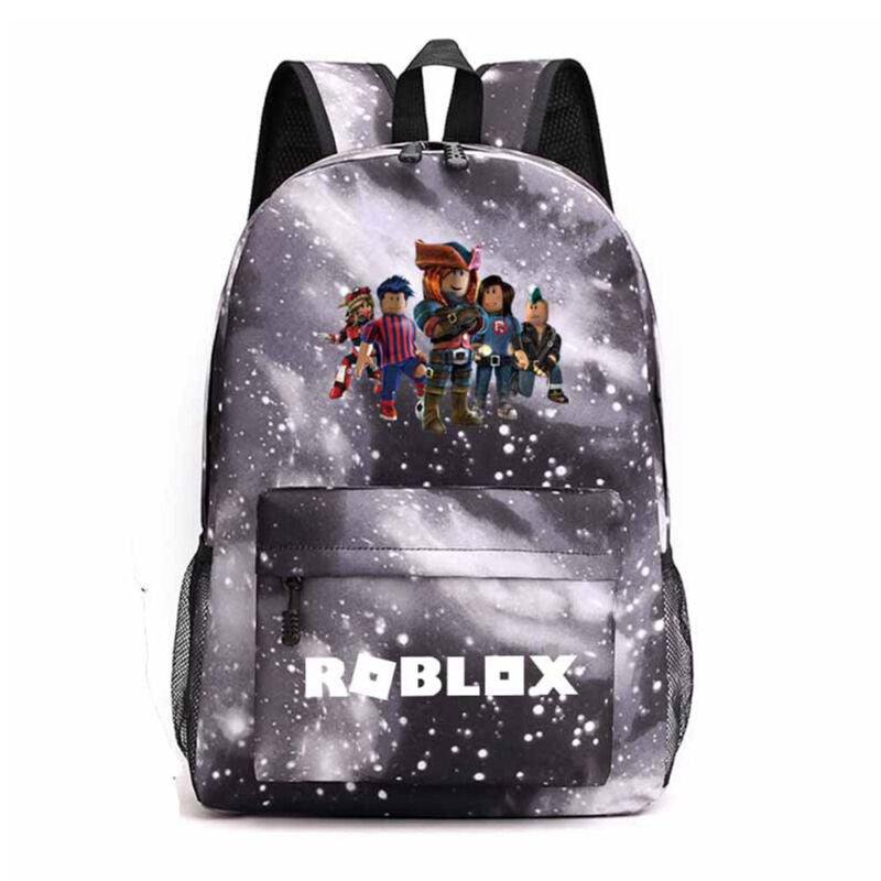 Roblox Game 3D Backpack Kids Boys School Bag Bookbag Shoulder Bags Rucksack UK