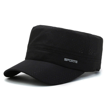 Mens Cap Army Hat Cadet Castro Military Patrol Baseball Autumn Hat Adjustable UK